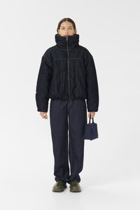 Gestuz RINOVA PUFFER - Vinterjakke - dark blue unwashed