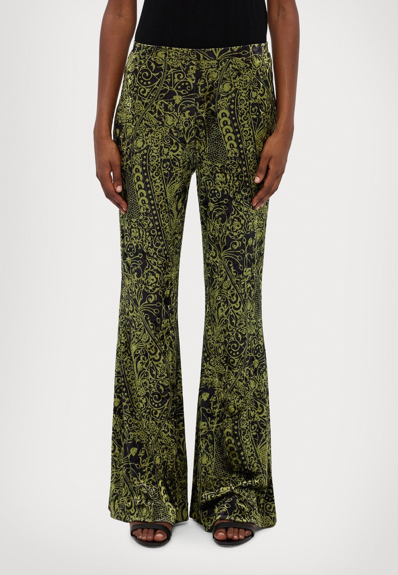 Diane von Furstenberg RUTHETTE PANTS - Hlače - green