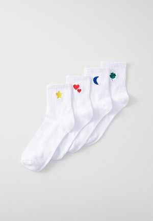 PCMOVA SOCKS 4 PACK - Socks - bright white