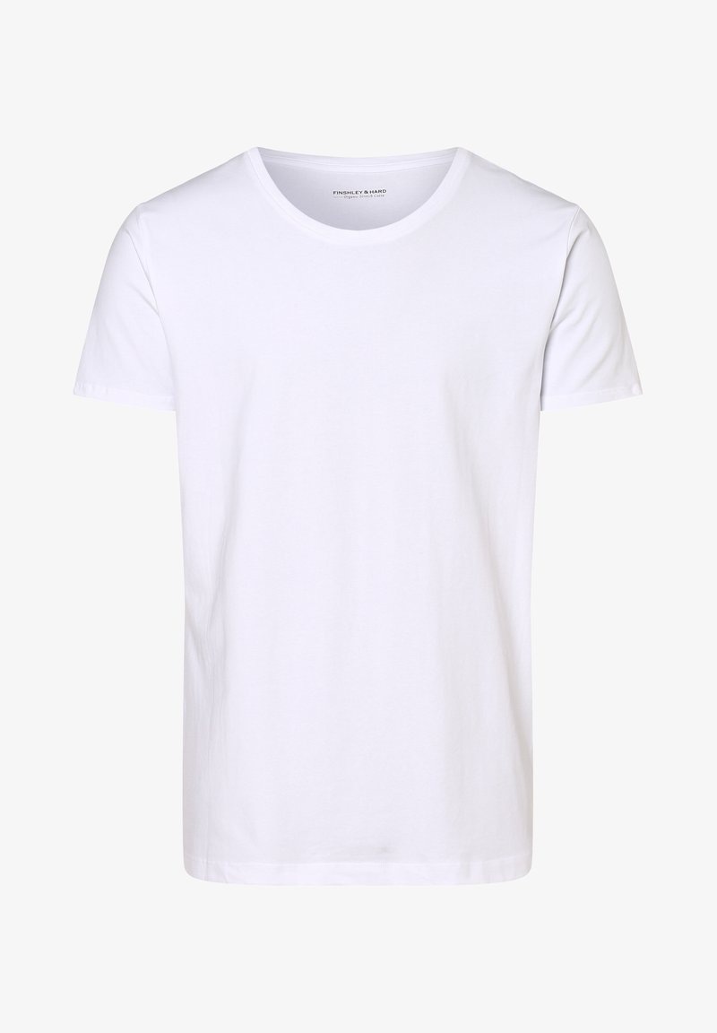 FINSHLEY & HARDING T-shirt basic - weiß