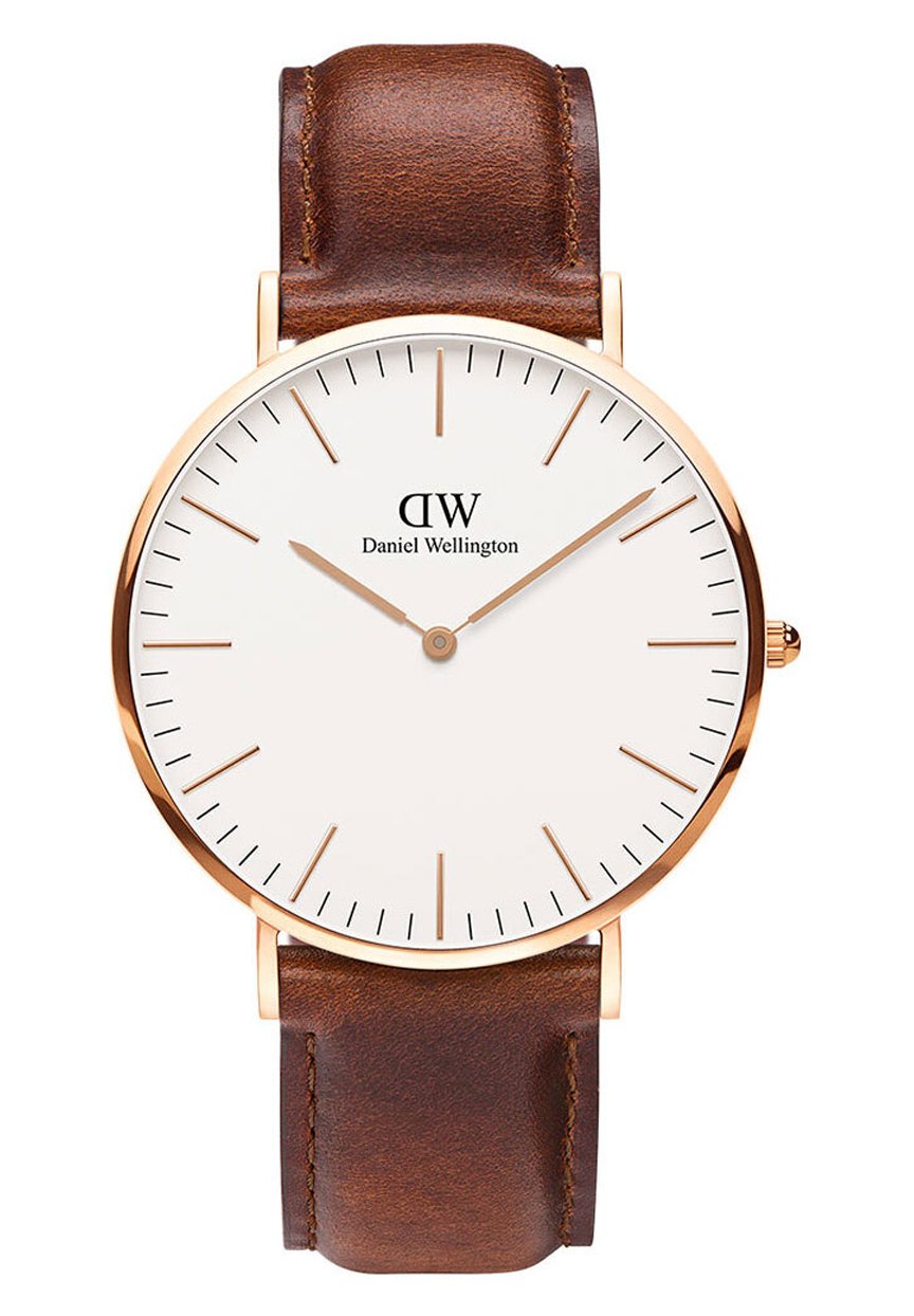 Daniel Wellington CLASSIC ST MAWES 40MM - Orologio - brown/rose gold  coloured/rose gold - Zalando.it