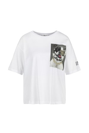 T-shirt print - white