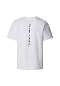 The North Face VERTICAL - Print T-shirt - tnf white tnf black