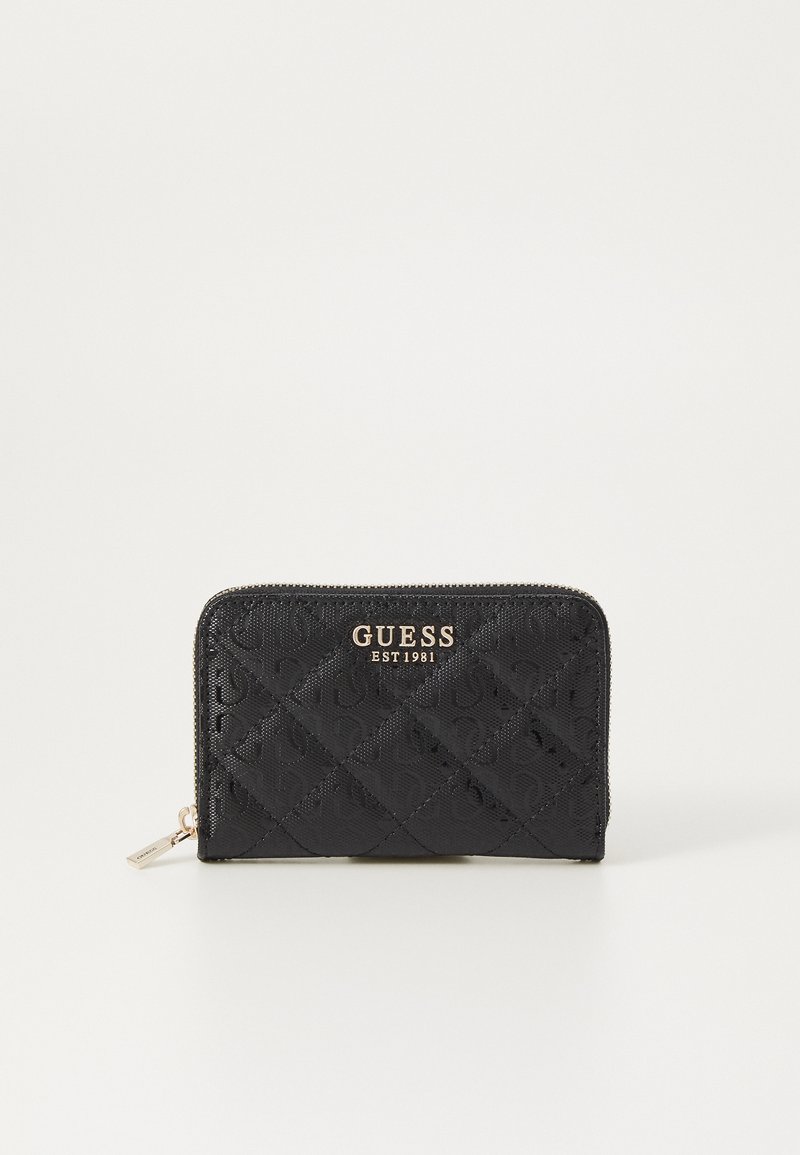 Guess - LAUREL MEDIUM ZIP AROUND - Portofel - black, Extindeți