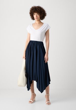 Pleated skirt - blue