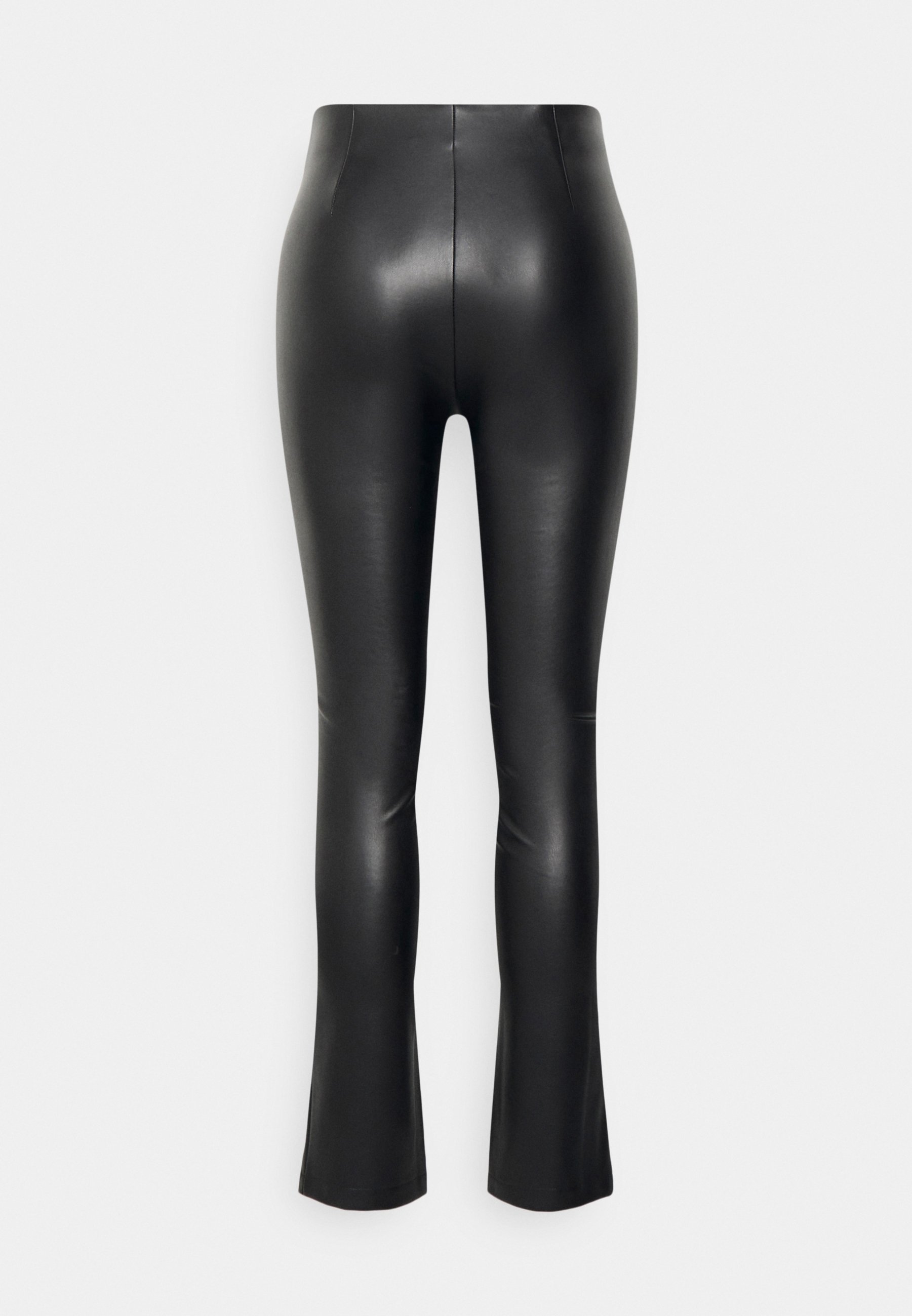 Vero Moda Petite VMSOLASLIT COATED - Leggings - black/nero - Zalando.it