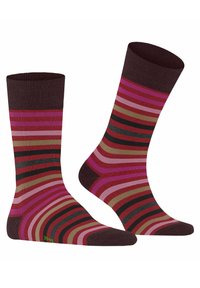 FALKE TINTED STRIPE - Socken - ingle