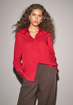 Next, Hemdbluse - red