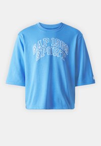 FASHION LOGO CREW - Print T-shirt - breezy blue