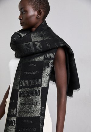 MOSCHINO SCARF - Scarf - black/white