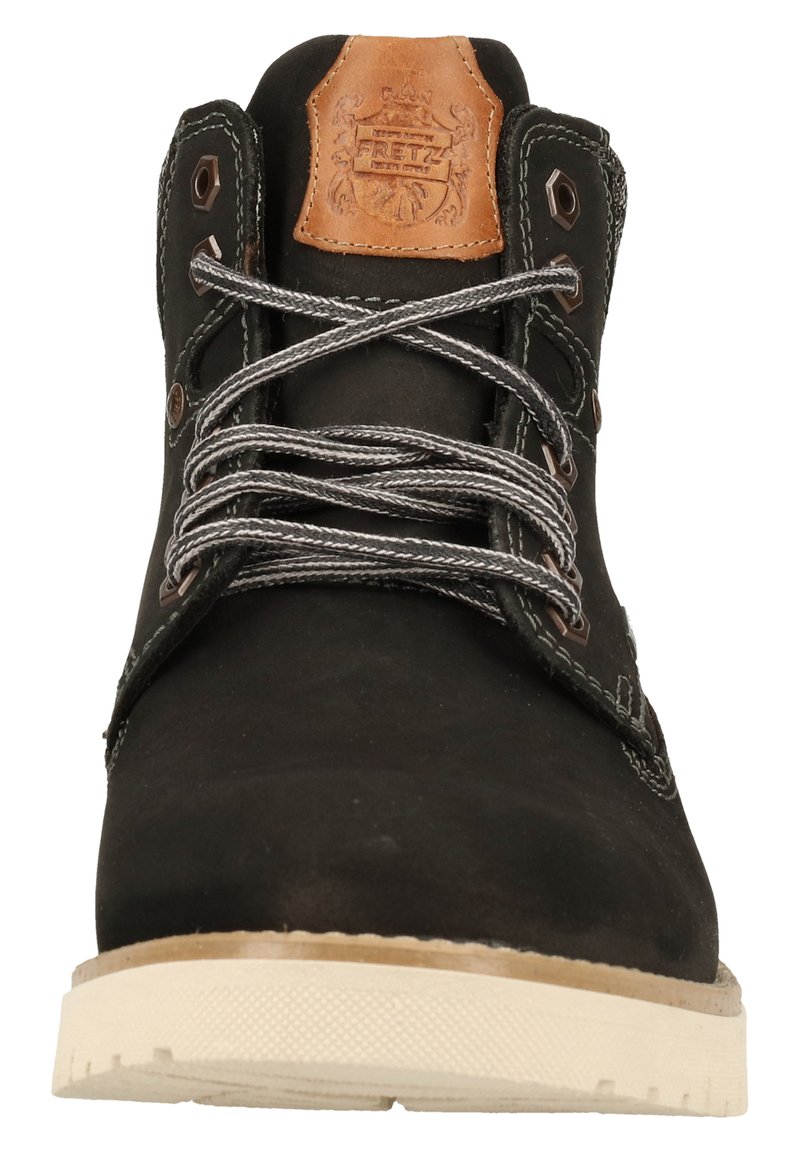 Herren Schnürboots | Fretz Men Schnürstiefelette noir/dunkelgrau - UJ94746 Herren Schnürboots | Fretz Men Schnürstiefelette noir/dunkelgrau - UJ94746