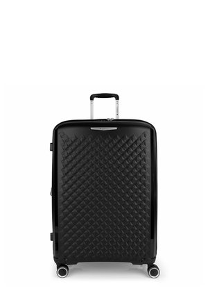QUEENS MIT DEHNFALTE - Wheeled suitcase - black
