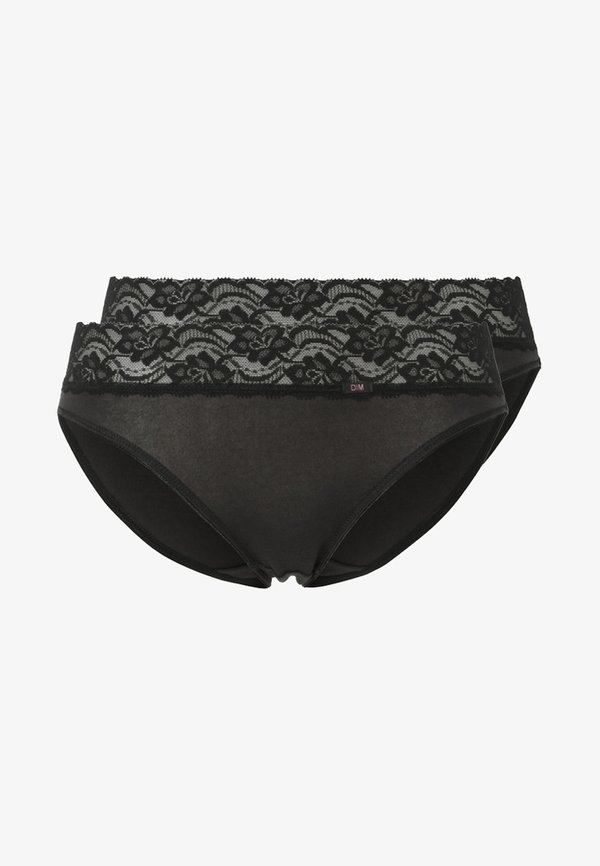 PLUS DENTELLE 4 PACK - Briefs - noir3
