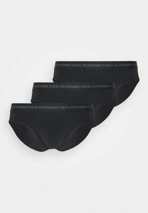 SUPREME TOUCH CONTRAST WAIST 3 PACK - Slip - black