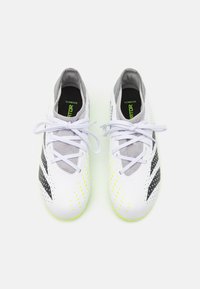 adidas Performance PREDATOR ACCURACY 3 - Voetbalschoenen voor harde ondergrond - footwaer white/core black/lucid lemon