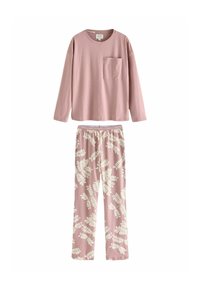 Next FAIRISLE PATTERN LONG SLEEVE - Yöasusetti - pink leaf