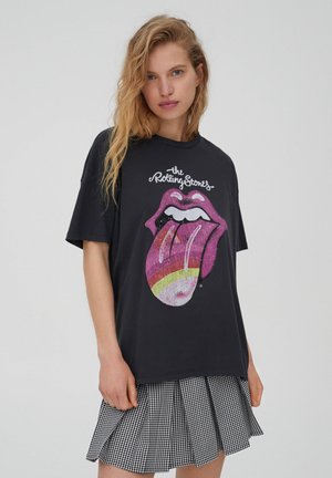 ROLLING STONES - Triko s potiskem - black