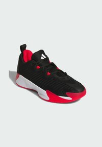adidas Performance INITIATION - Scarpe da basket - core black   cloud white   pure ruby
