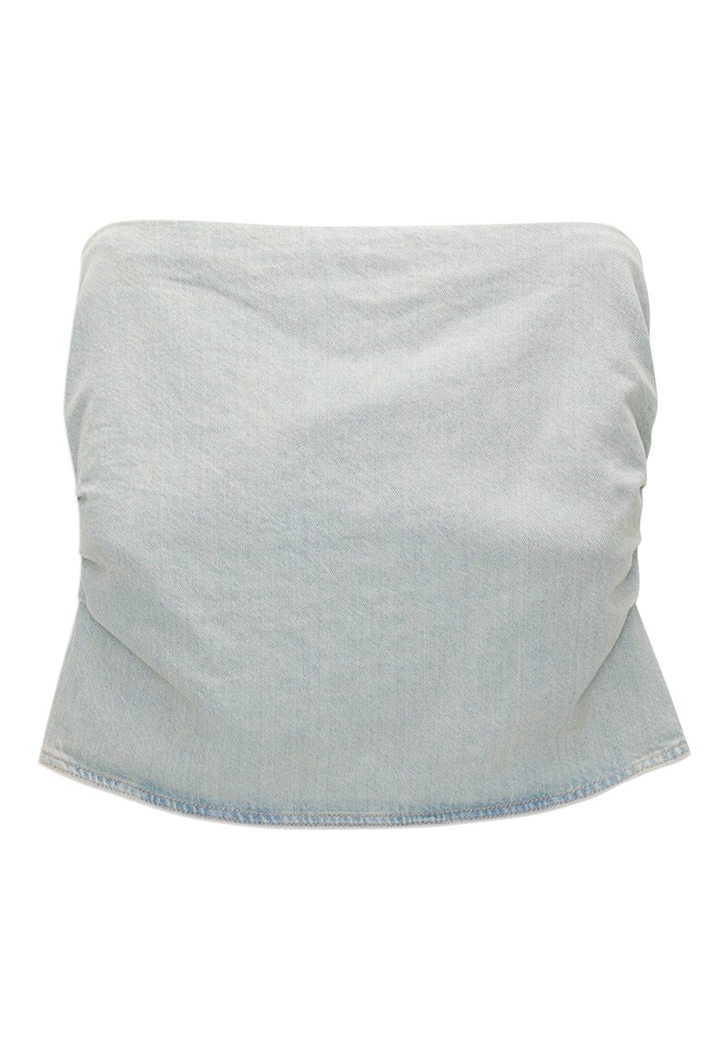 PULL&BEAR Top blauw denim/bluedenim PULL&BEAR Top blauw denim/bluedenim