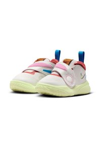 Nike Performance TEAM HUSTLE D 11 - Scarpe da basket - summit white/barely volt-coconut milk