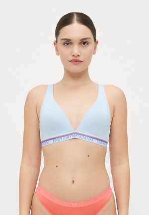 PADDED TRIANGLE BRA - Triangle bra - light blue