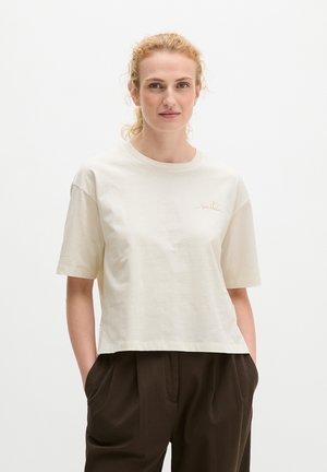 Marc O'Polo, T-shirt imprimé - white cotton