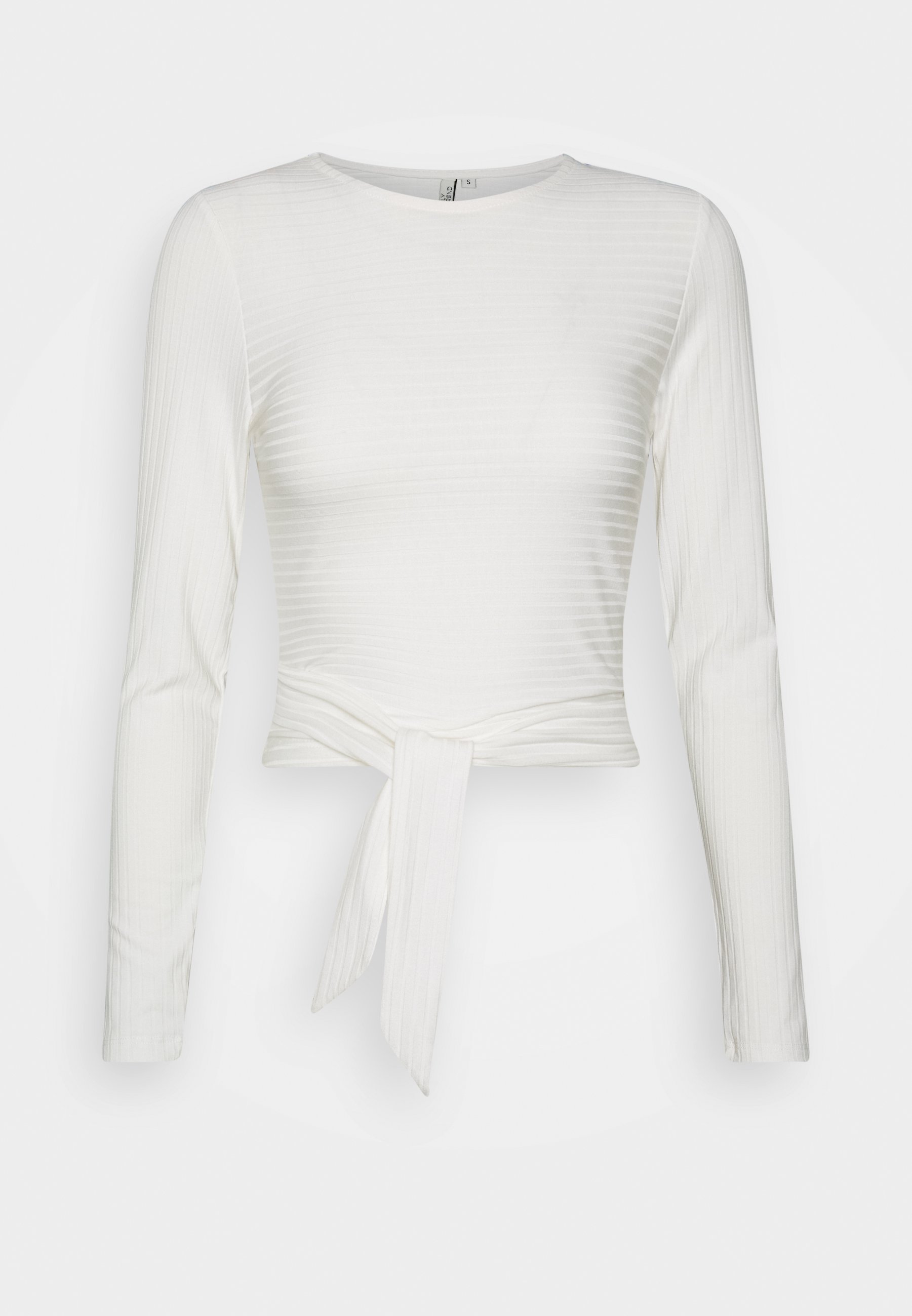 Nly by Nelly TIE BACK Långärmad tröja white Zalando.se Nly by Nelly CUT OUT Långärmad tröja white Zalando.se