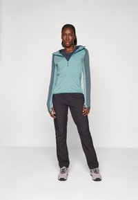 ODLO MID LAYER HOODY FULL ZIP ASCENT - Giacca outdoor - arctic/dark slate
