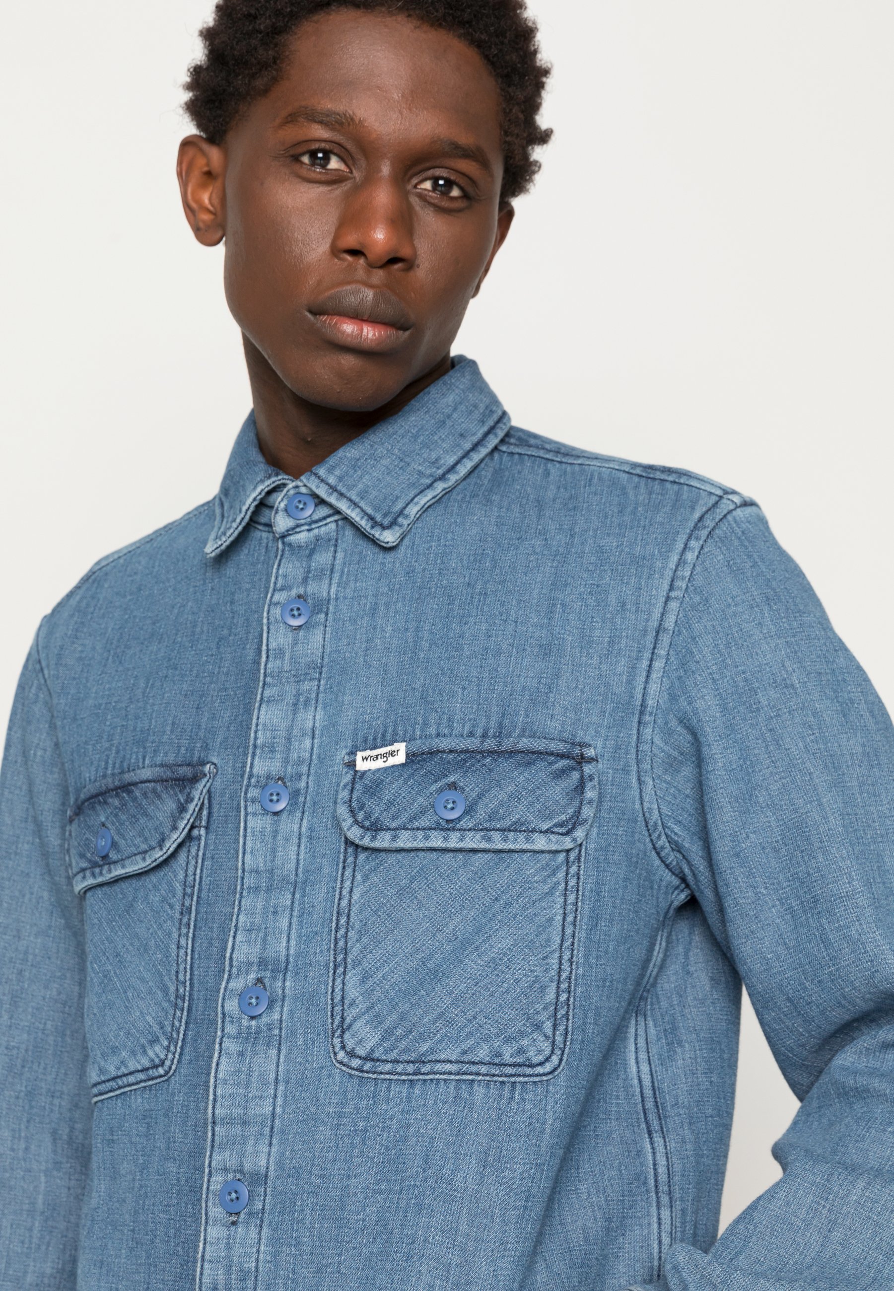 Wrangler Denim jacket - mid indigo/blue 
