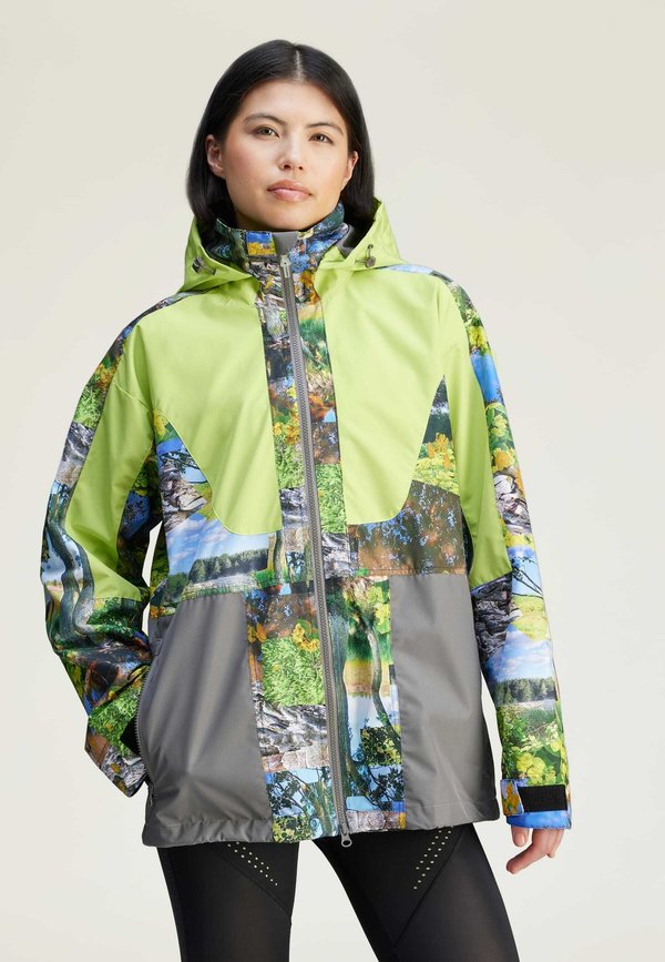 TRUENATURE EARTH COLLAGE - Outdoorjacke - bahia glow   multicolor