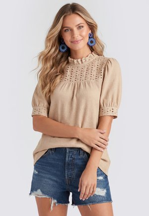 IZIA, IZIA BLOUSE - Blouse - parchment color