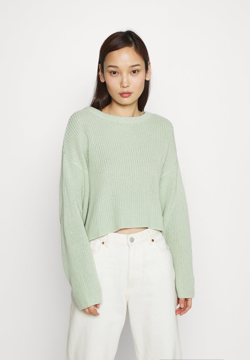 Even&Odd CROPPED JUMPER - Trui - light green