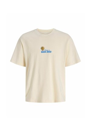 Jack & Jones, T-SHIRT BACKPRINTET T-SHIRT - Tričko s potlačou - antique white