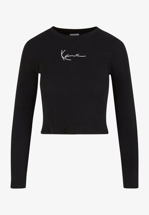 Karl Kani SMALL SIGNATURE - Pikkade varrukatega topp - black