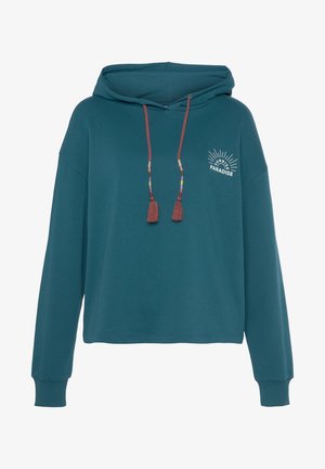 Sweat à capuche - petrol