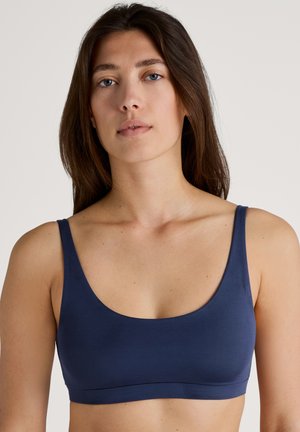 Calida NATURAL SKIN - Bustier - peacoat blue