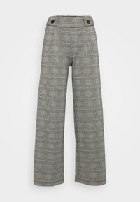 JDYGEGGO MIA LONG CHECK PANT - Trousers - black