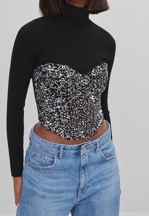 Top - silver-coloured