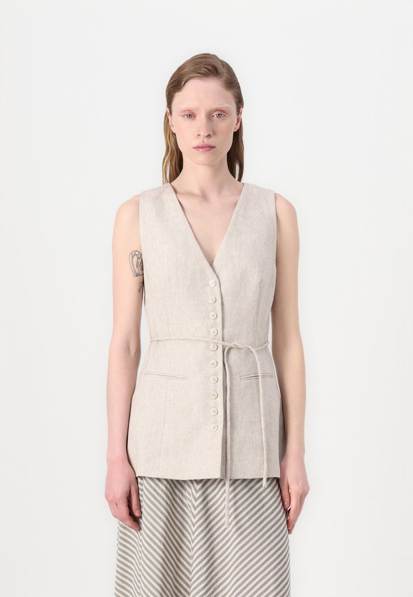 CIELO VEST - Waistcoat - sand