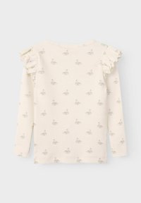 Lil' Atelier MIT SLIM FIT - T-shirt à manches longues - pastel parchment