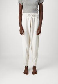 Tommy Hilfiger TRACK PANTS  - Pyjama bottoms - heathered oat