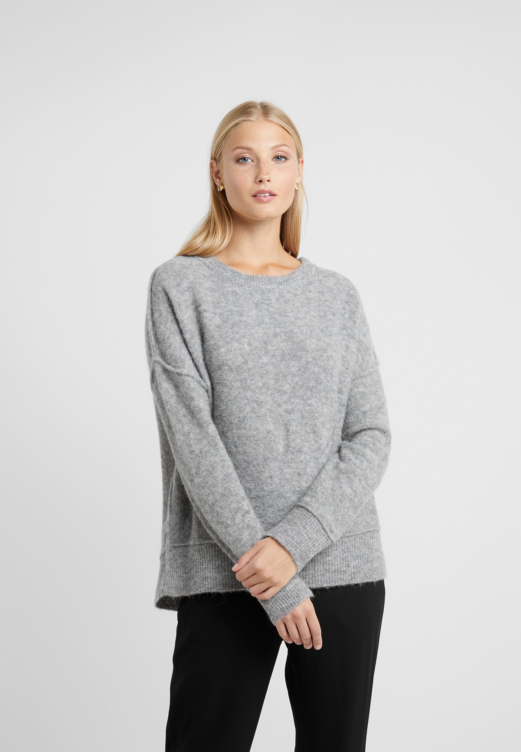 By Malene Birger Biagio Jumper Med Grey Melange Grey Zalando Ie