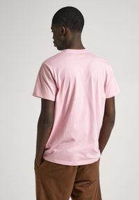 Pepe Jeans EGGO - Marškinėliai su spaudiniu - ash rose pink