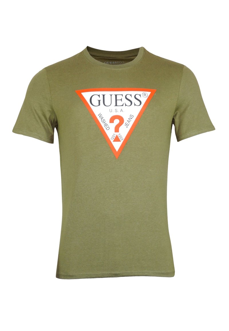 Guess SS ORIGINAL LOGO - Camiseta estampada - grün
