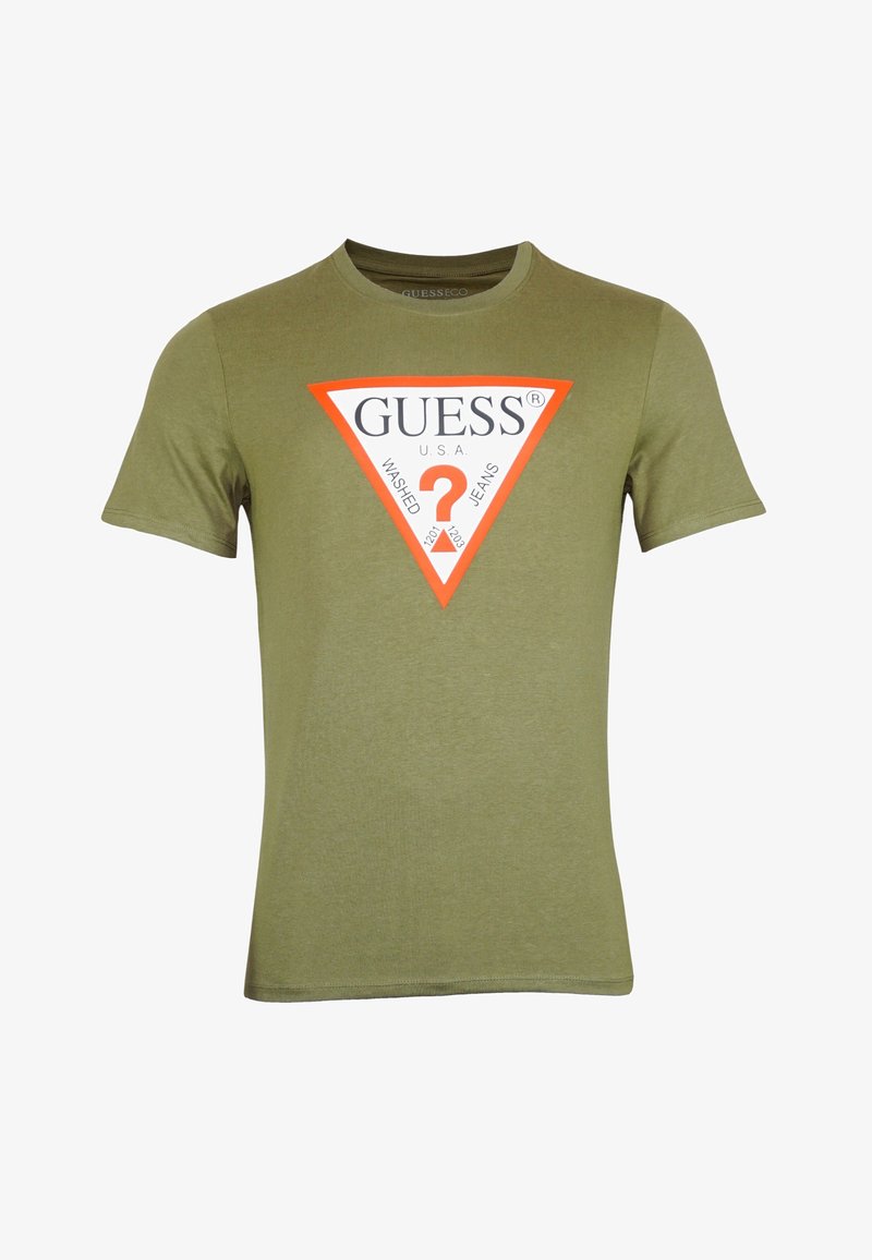 Guess SS ORIGINAL LOGO - T-shirt print - grün