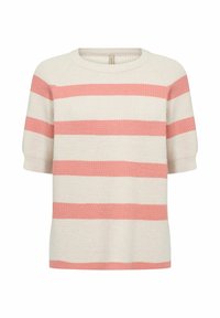 Geselecteerd, peach pink melange comb