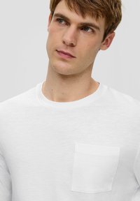 s.Oliver Langarmshirt - weiß