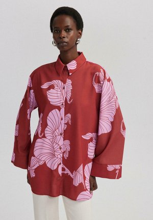 Touché Privé PATTERNED - Blúzka so zapínaním na gombíky - pink