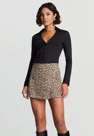 ANIMALIER - Gonna a portafoglio - var ultrablack