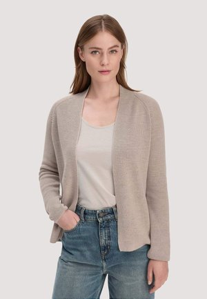 Strickjacke - taupe